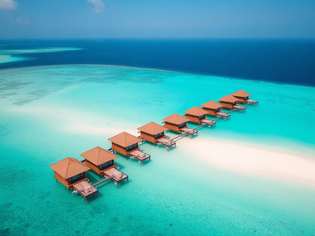 Overwater lagoon — Maldives