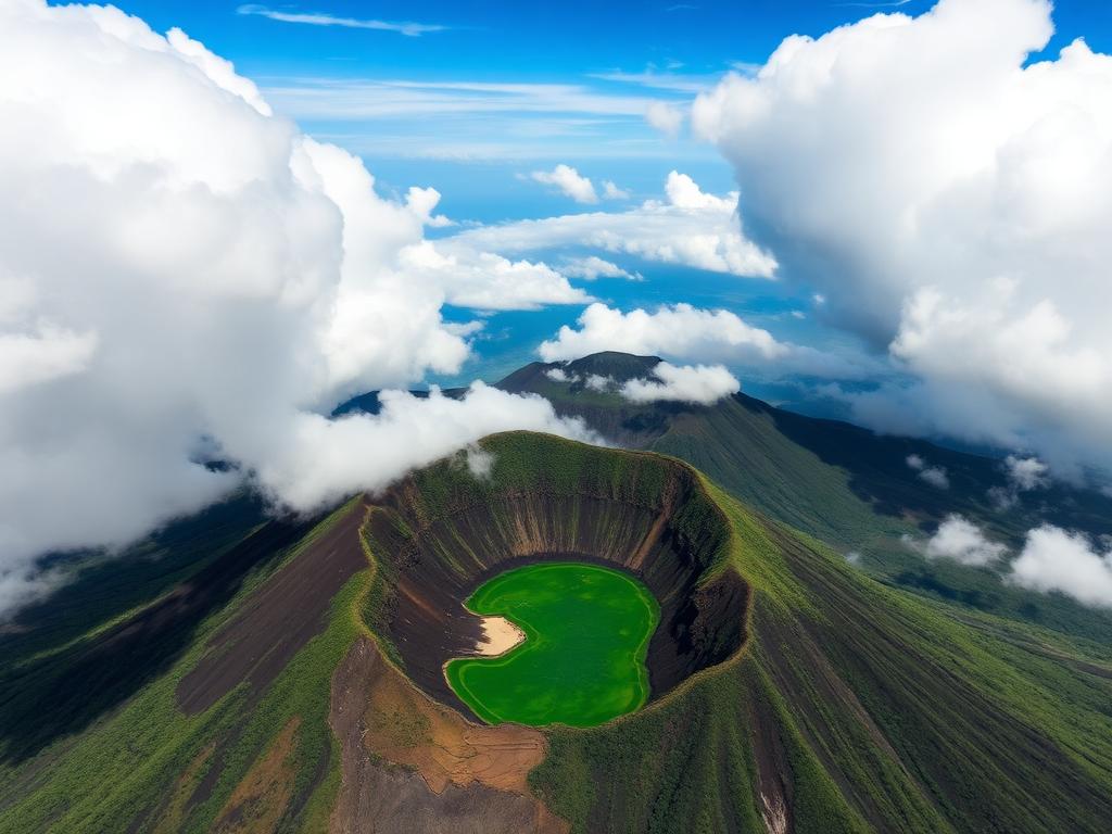 La Soufrière crater — Saint Vincent